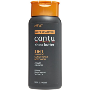 Cantu Mens Collection 3-in-1 Shampoo Conditioner Body Wash -13.5 oz