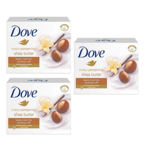 Dove Purely Pampering Shea Butter Beauty Bar (Germany) – 135g (Pack of 3)