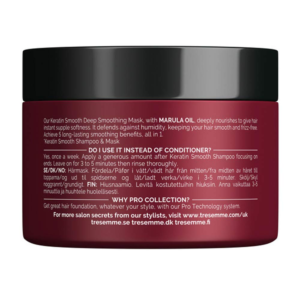 TRESemme Keratin Deep Smoothing Mask – 300 ml (Made in Poland)