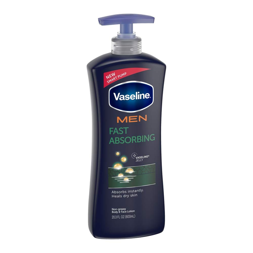 Vaseline Men Fast Absorbing Body Lotion 600ml Just Imported 2485