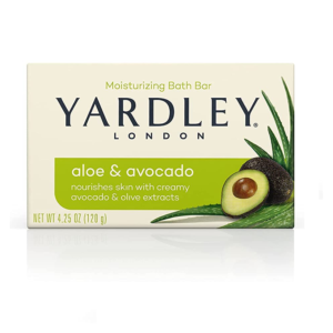 Yardley London Aloe and Avocado Moisturizing Bath Bar – 4.25 Oz
