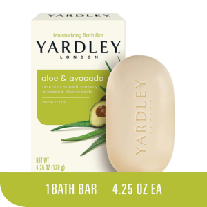 Yardley London Aloe and Avocado Moisturizing Bath Bar – 4.25 Oz