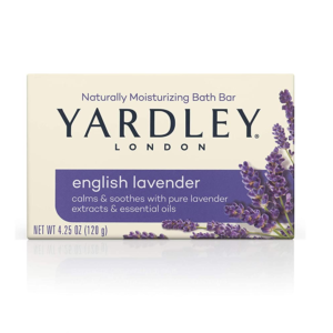 Yardley London English Lavender Moisturizing Bath Bar – 4.25 Oz