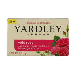 Yardley London Wild Rose Moisturizing Bath Bar – 4.25 Oz