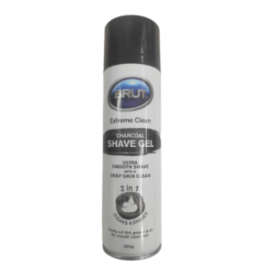 Brut Extreme Clean Charcoal Shave Gel 2in1 – 200g (Made in Australia)