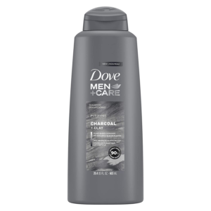 Dove Men+Care Charcoal+Clay Purifying Shampoo – 20.4 oz (603ml)