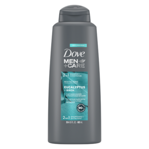 Dove Men +Care Eucalyptus+Birch 2in1 Shampoo & Conditioner – 20.4 oz (603ml)