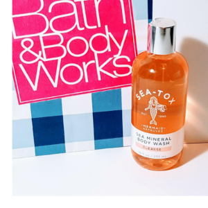 Bath and Body Works Sea-Tox Mermaid Approved Sea Mineral Body Wash -10 oz