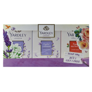 Yardley London Luxury Soap – 100g (Pack of 3)