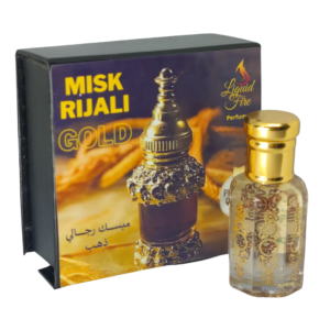 Misk Rijali Gold – Premium Quality Concentrated Perfume Alcohol Free – 12ml