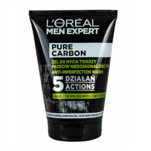 L’OREAL MEN EXPERT PURE CARBON DAILY FACE WASH – 100ML