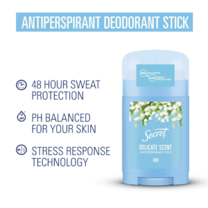Secret Delicate Women Deodorant Stick & Anti-Perspirant – 40ml