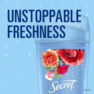 Secret Rose 48 H Invisible Antiperspirant – 2.6oz (73g)