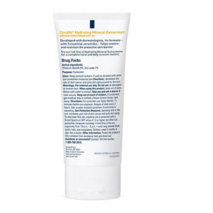 CeraVe Hydrating Mineral Sunscreen SPF 50 Face Lotion